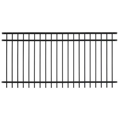 8ft Residential Iron Wrought Fence Commercial Garden Metal Privacy Screen Fence
